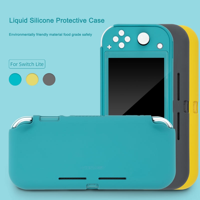 Vloeibare Siliconen Beschermhoes Voor Nintend Schakelaar Lite Kleur Leuke Cover Shell Voor Nintendo Schakelaar Lite Console Shell Accessorie