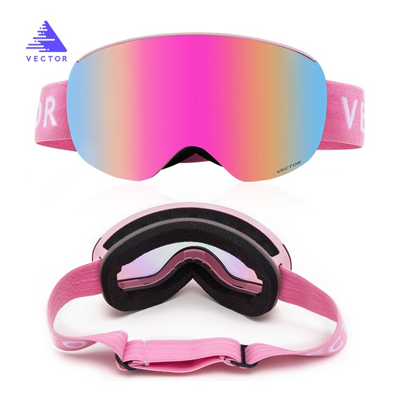 Skibrillen voor dames, skibrillen voor heren, sneeuwbrillen met 100% uv400 beschermingen, anti-condens, snowboardbrillen, skisportuitrusting