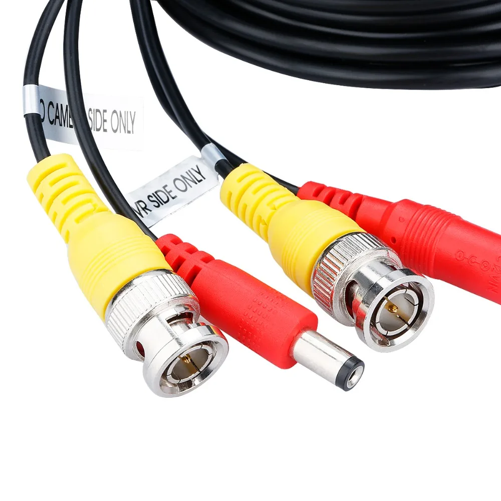 Kable kamery AHD 5M/10M/15M/20M/30M wyjście kabla BNC dla kabelu wtyczki DC dla analogowego AHD CCTV DVR Drop Shipping