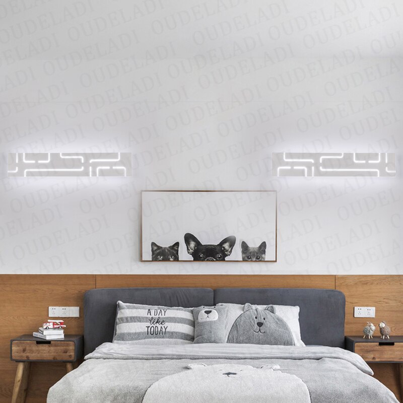 Badkamer led spiegel wandlamp  ac220v/110v acryl wandlampen warm wit/koel wit led wandlampen zonder schakelaar