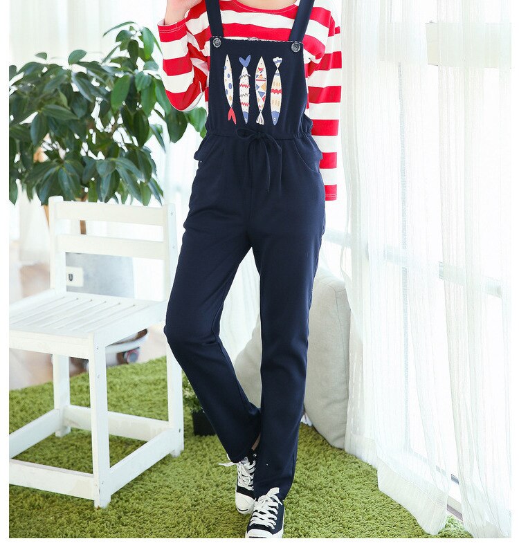 Ropa de embarazo, mono con tirantes de maternidad, monos, pantalones Embarazada Casual, pantalones sin mangas para mujer, tirantes: Azul / M