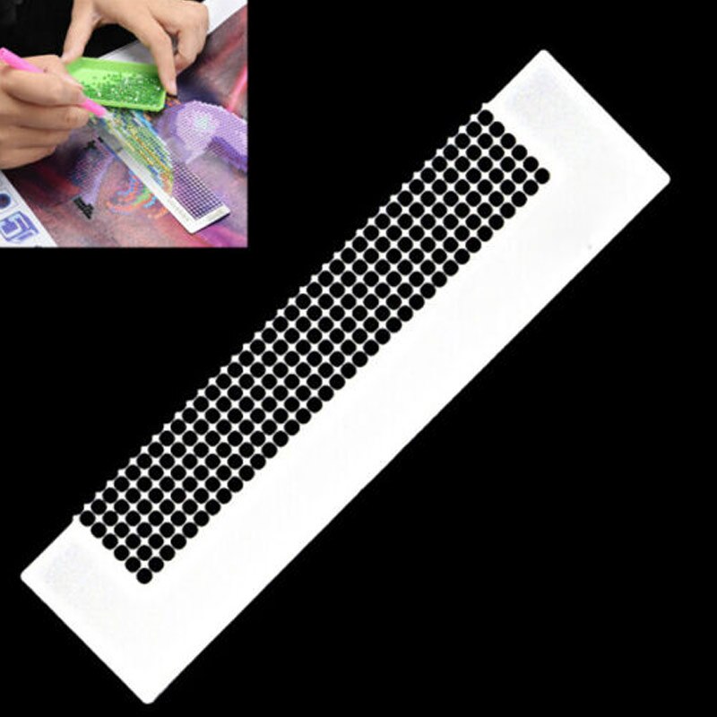 5D Diamond Painting Ruler Stainless Steel Blank Grids Round Full Drill Kit Tools Diamond Painting Ruler-30