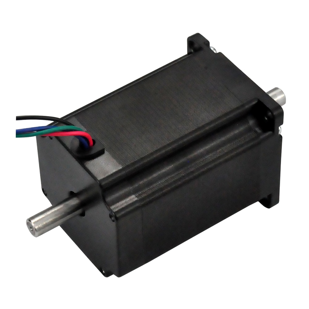 Rtelligent Nema 23 2N.M 20 kg. cm 3,5 EINE Dual Welle Schrittmotor Welle Durchmesser 8mm 4 führt für automatische Falten Flugzeug maske maschine