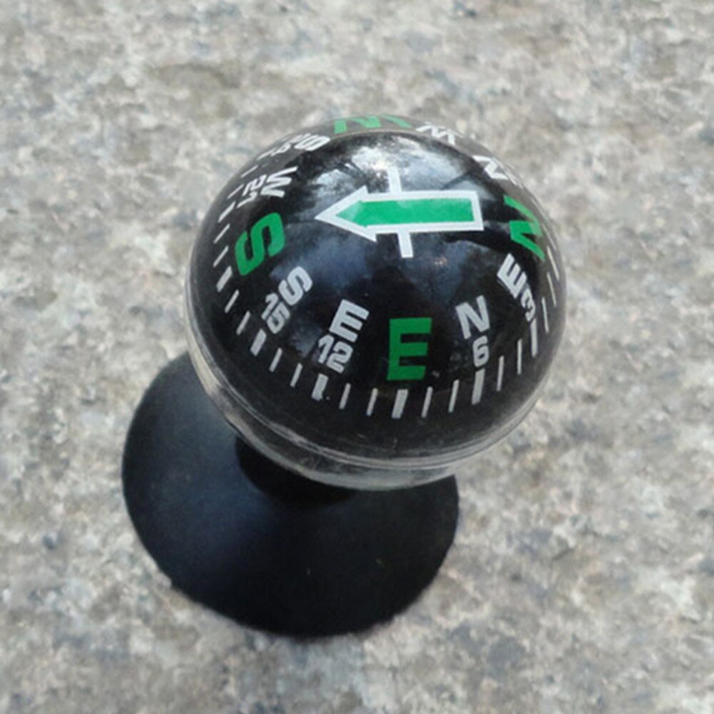 Mini Flexible Navigation Compass Ball Dashboard Boat Truck Suction Pocket Compass