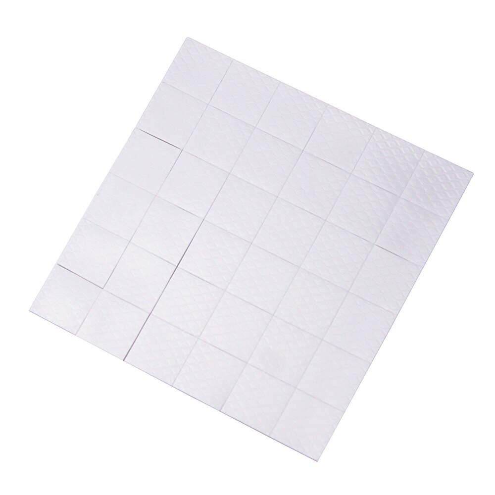 72 stk silikon 15 x 15mm termisk pute 0.5/1/1.5/2mm tykkelse gpu cpu kjøleribbe kjøling ledende silikonpute