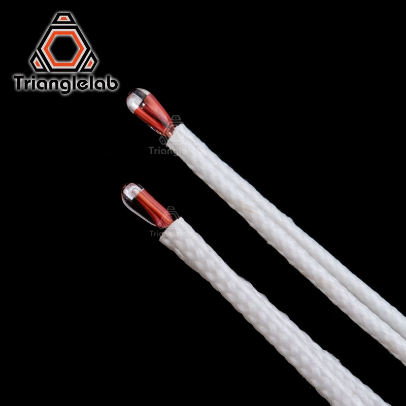 ATC Semitec 104GT-2 104NT-4-R025H42G Thermistor with Fibreglass Sleeving insulating for bed hotend High temperature 280℃