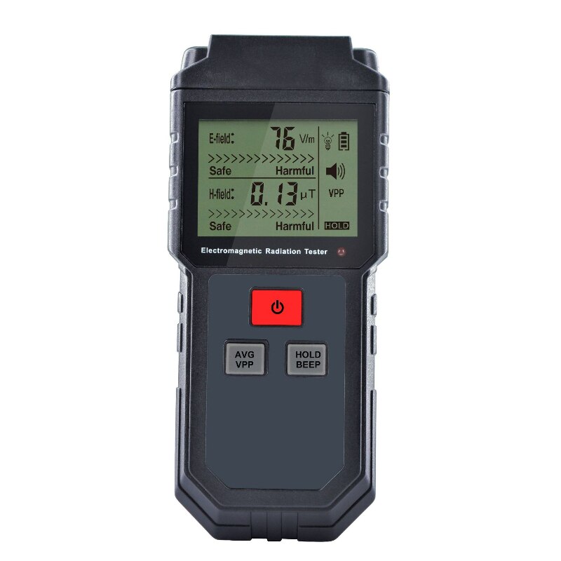 ET825 Handheld EMF Meter &amp; Battery Electromagnetic Field Radiation Tester Mini Digital LCD Detector Dosimeter for Computer Phone