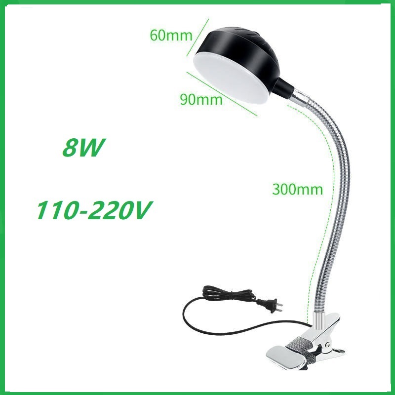 Lampe de travail LED pour Machine-outil, Base magnétique, Machine à coudre, tour, équipement CNC, éclairage de bureau, lumière vive 220V-110V: vert clair