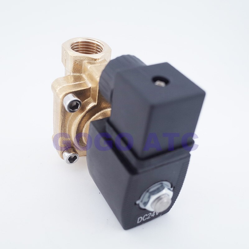 50bar Air compressor injection valve gas solenoid valve 1/2" JT5241015 NC Diaphragm brass water valve for Blowing machine