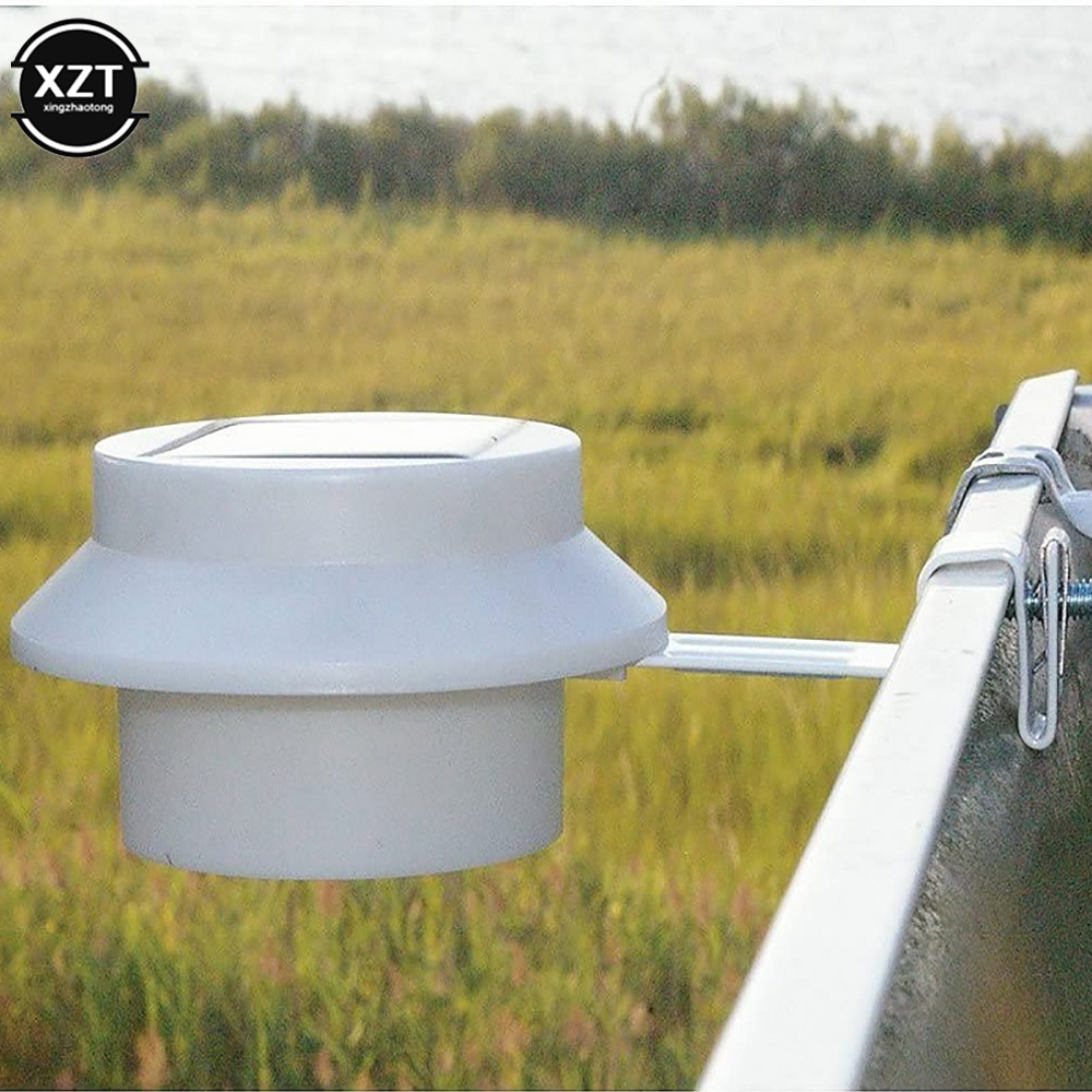 Solar Licht 3LED Geländer Außen Dekoration Lampe Traufe Hof Garten Wand Zaun Waschbecken Landschaft Induktion Beleuchtung Laterne