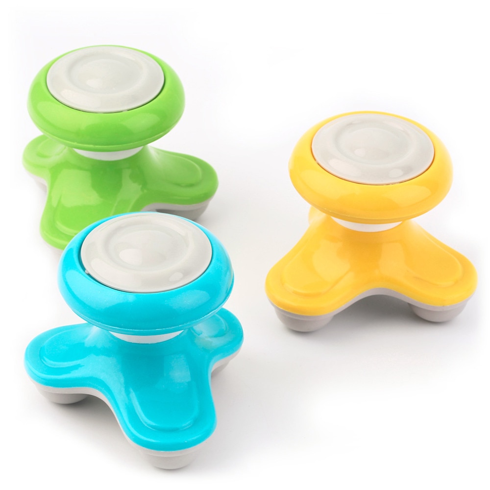 Mini elektrisk håndtaget bølge vibrerende massageapparat usb batteri helkropsmassage massage elektrisk nem kontrol