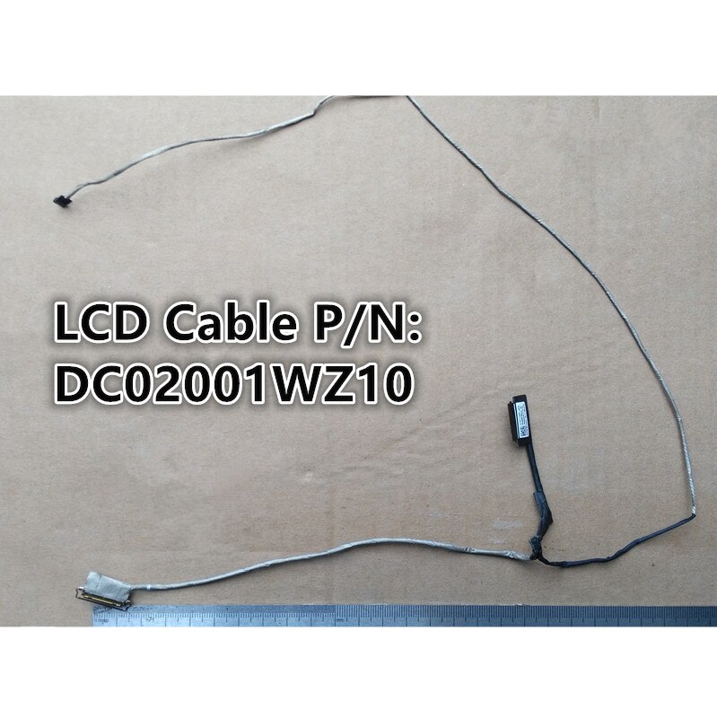 Gloednieuwe Laptop Voor Lenovo Legioen Y520 R520 R720-15IKB Lcd Back Cover Top Case/Lcd Front Bezel/Palmrest/Bottom Base Cover Case: LCD Cable