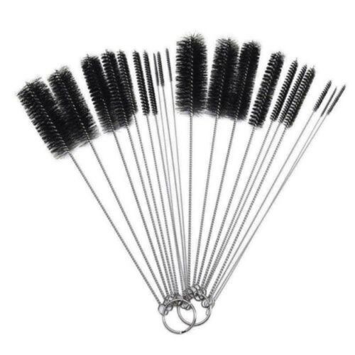 10Pcs Set Bottle Tube Pipe Small Long Cleaning Nylon Straw Brush - Foto 8