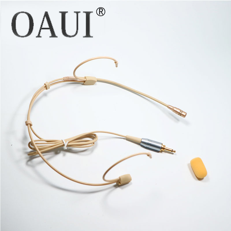 Original Cardioid Headset Microphone Best Sound For Shure Sennheiser MiPro AKG Mini 3Pin TA3F 4Pin TA4F 3.5mm Lock