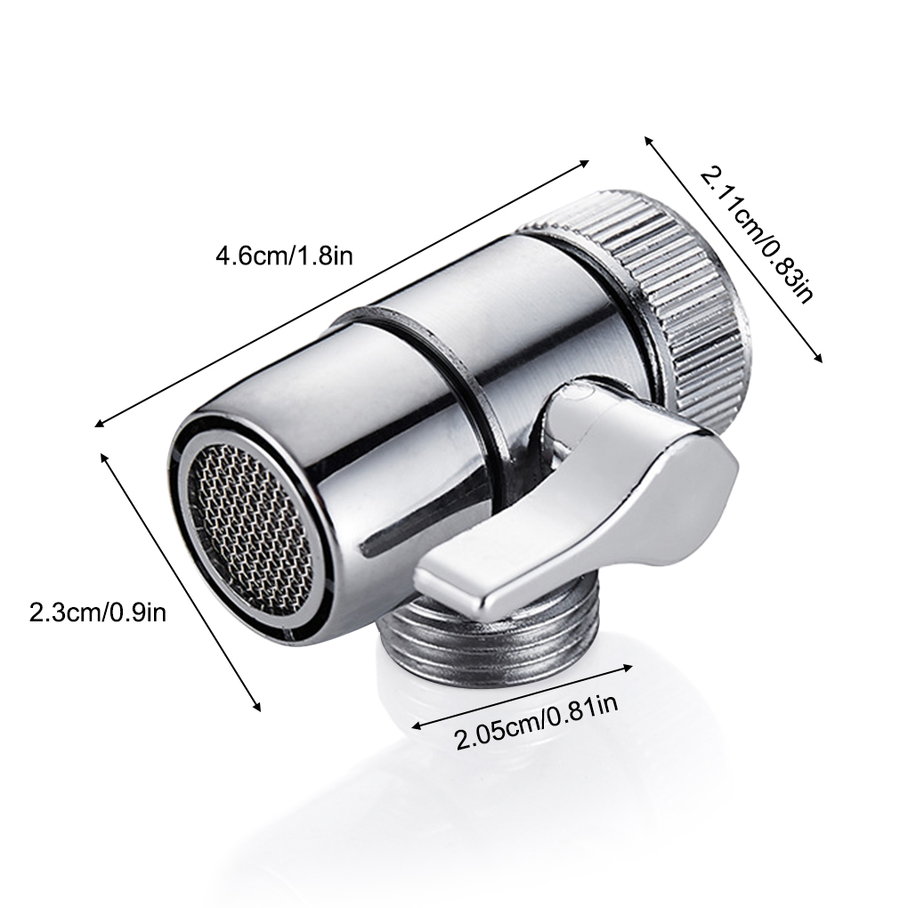 Faucet Valve Diverter Sink Valve Water Tap Faucet Splitter Adapter Home Bathroom Kitchen Diverter Accessories