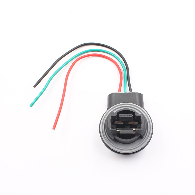 Fsylx 2x 3157 led bil auto glödlampor uttag sele pluggar adaptrar för utbyte extra blinkers signalljus lampor