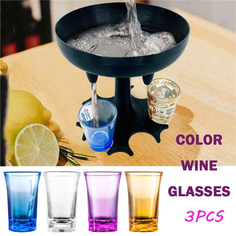3PCS Water Bottle Coffee Cup Set Unbreakable Acrylic Stemless Wine Glasses and Water Tumblers Glass Cup Beer Tea Whiskey Glass60