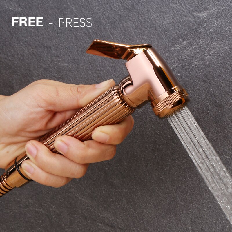 Torneira Kraan Wc Goud Hand Held Luier Bidet Sproeier Douche Shattaf Spray Douche Kit Jet Koper Golden Houder 15 M Slangen Torneira Kraan Wc Goud Hand Held Luier Bidet Sproeier Douche Shattaf Spray Douche Kit Jet Koper Golden Houder 15 M Slangen