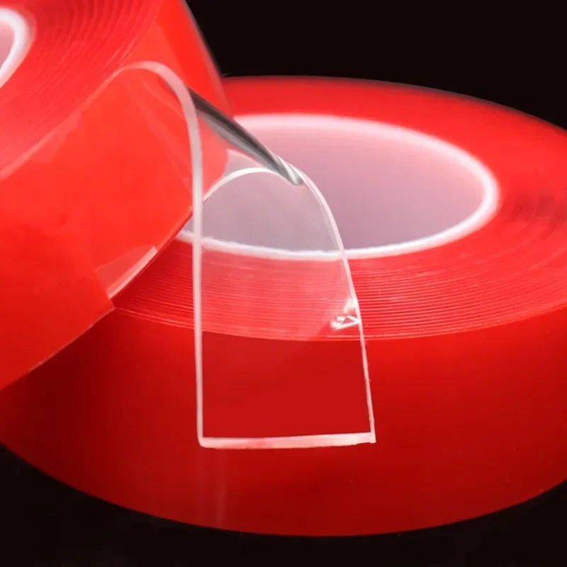 3–24 m doppelseitiges Klebeband, stärker Halt, transparent, waschbar, Nano, spurlos, wasserdicht, Aufkleber für Zuhause, Heimwerkerbedarf