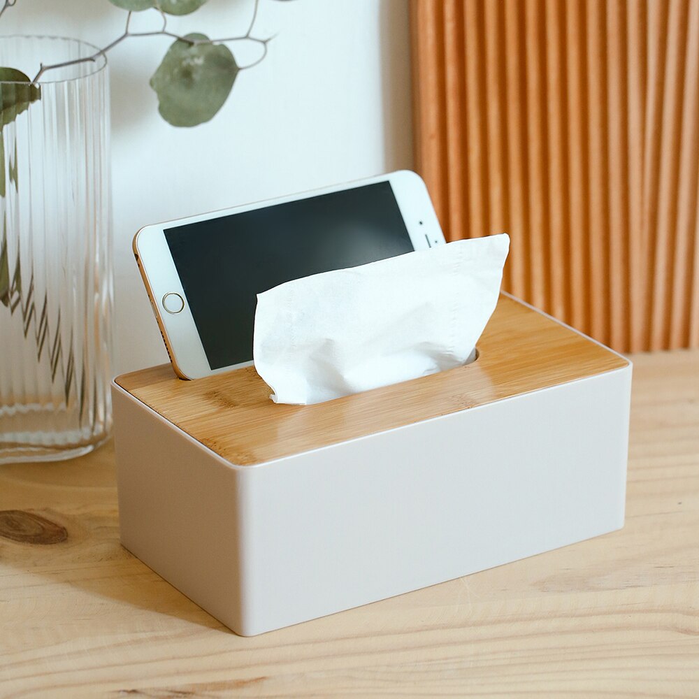 Nordic Tissue Box Multifunction Tissue Holder Decorative Tissue Boxes Living Room Bedroom Study Desk Decoration Accessories