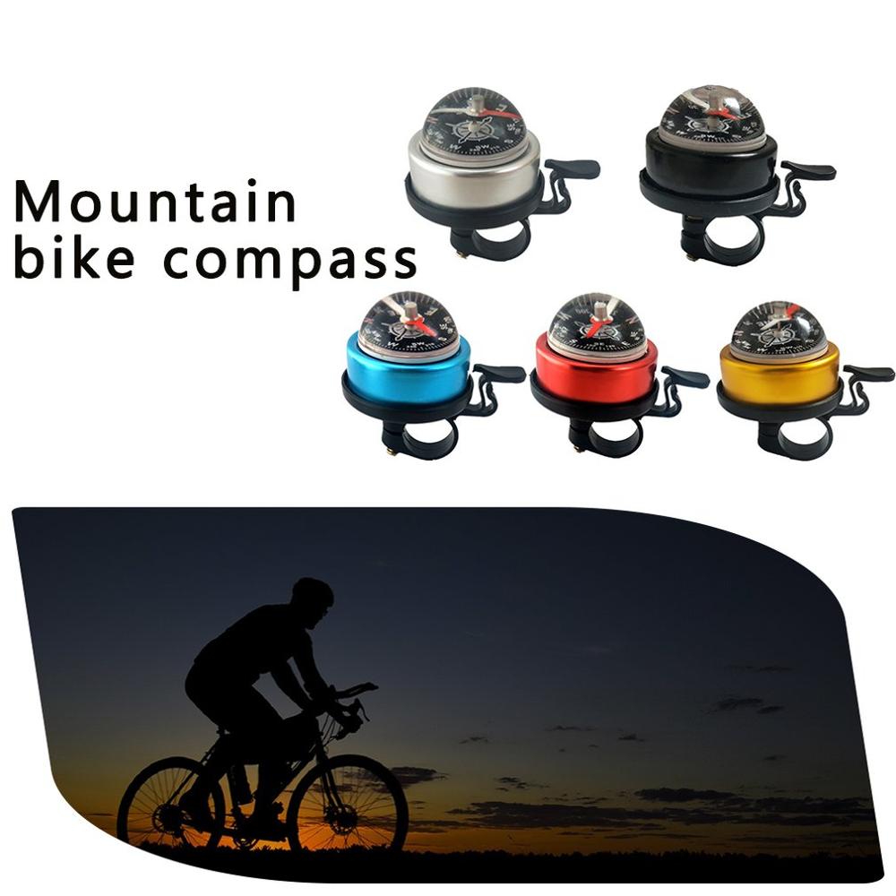 1 Pcs Mountain Bike Compass Large Hemisphere Bell Compass Bell Mountain Bike Guide Bell Riding Equipment