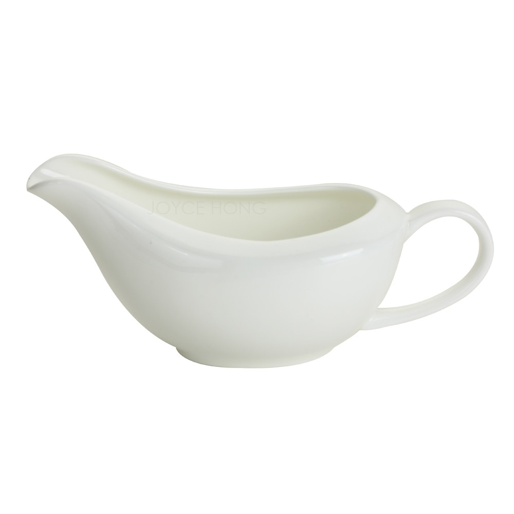 1Pc Bone China Jus Sauzen Boot Jug