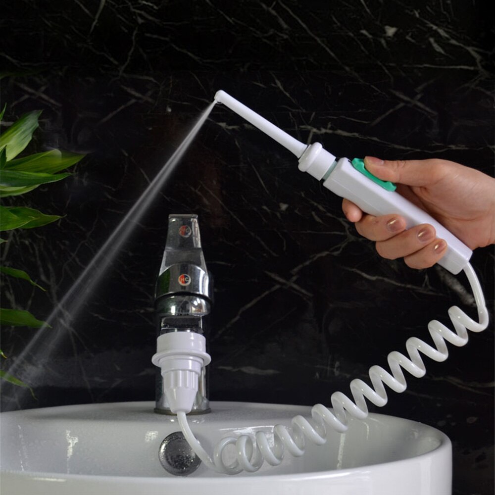 Wasser Zahn Flosser Wasserhahn Munddusche Wasser Jet Zahnseide Zahn Irrigator Zahn wählen Oral Bewässerung Zähne Reinigung Maschine