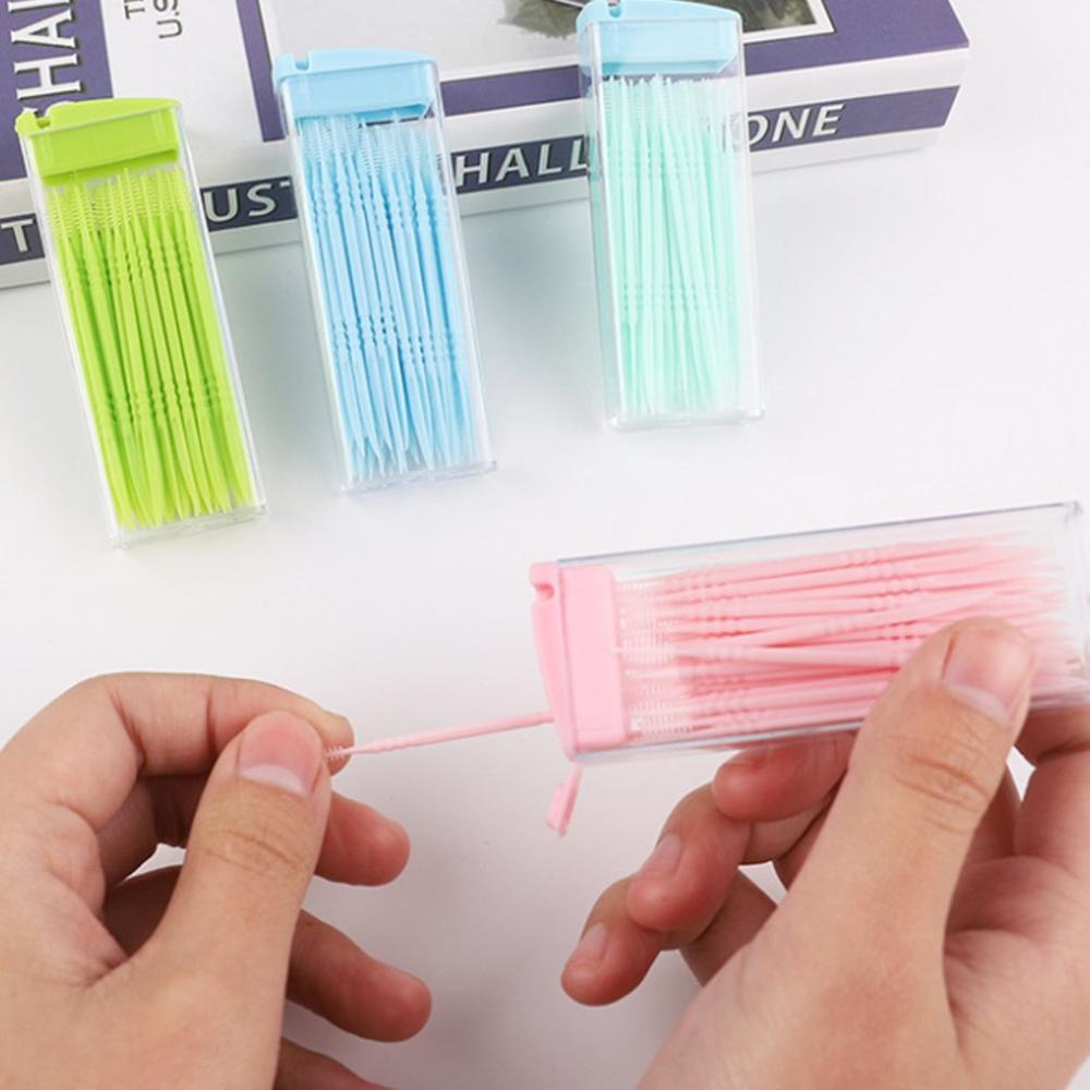 Wykałaczki bezzapachowe 50 patyczki przenośne mini patyczki robić zębów czyszczenie jamy ustnej jednorazowe wykałaczki podróżne