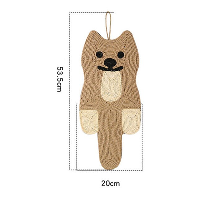 L40 Sisal Cat Scratch Board Kitten Pet Grinding Claw Toys Cats Scratching Tree Post Scratcher Bed Mat Furniture Scratch Pad Cat: Cat