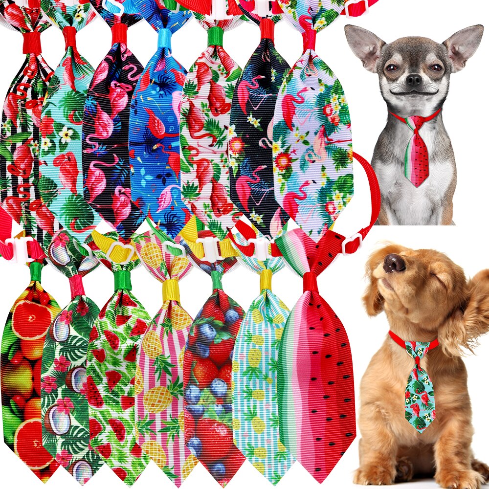 50Pcs Kleine Hond Tie Dierbenodigdheden Hond Strikje Samll Hond Kat Bowtie Stropdassen Pet Hond Kat Puppy tie Hond Gorooming Producten: Default Title