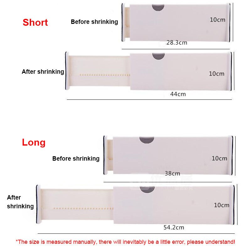 Adjustable Drawer Divider Retractable Drawer Partition Holder Wardrobe Organizer Shelf Cupboard Separator Tool Home Organizer