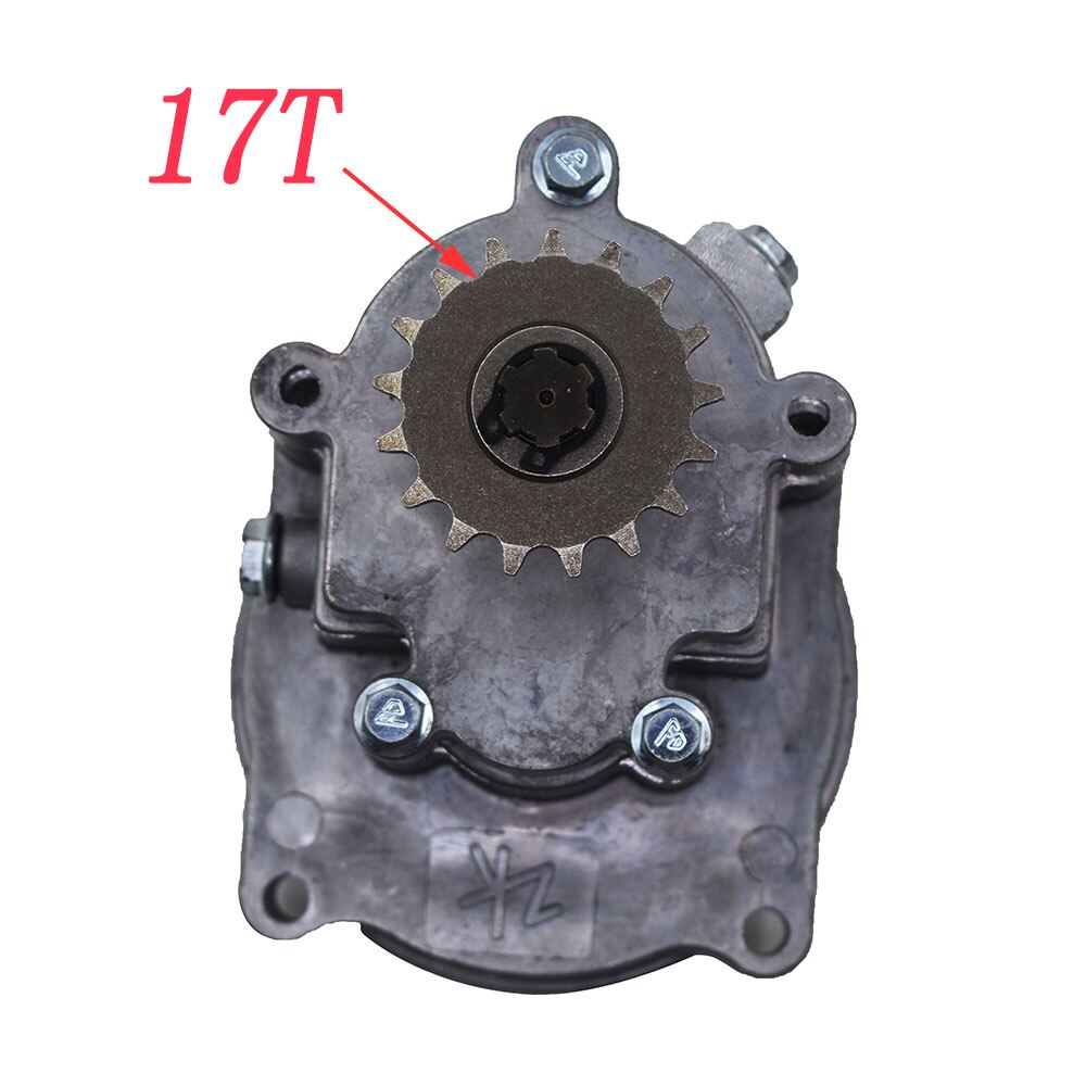 T8F 11 14 17 20 Tand Koppeling Drum Versnellingsbak Tandwiel 33cc 43cc 49cc Ty Hengel Ii Go Kart Mini moto Dirt Bike Scooter Xtreme: 17T Gear Box Only