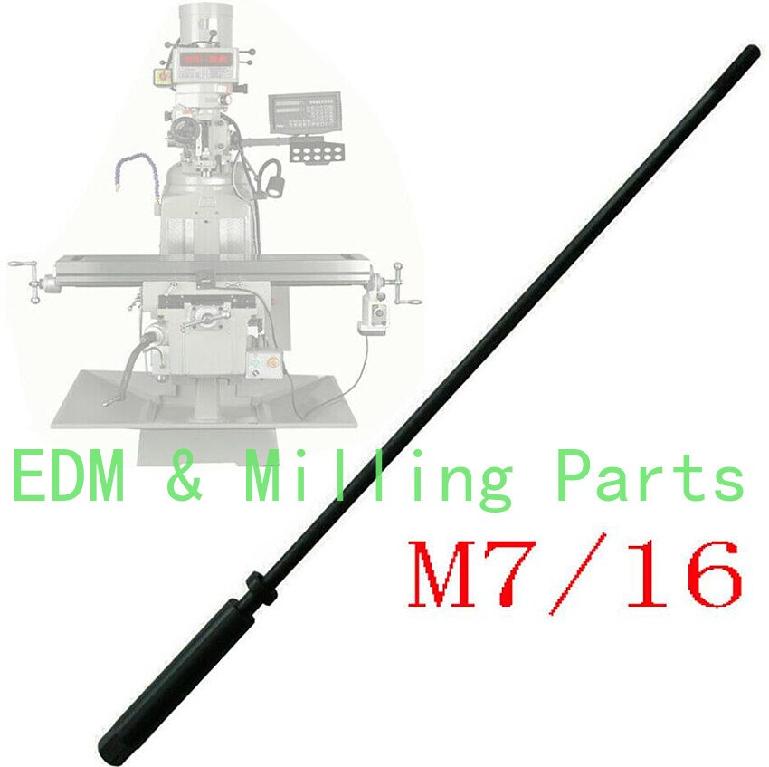 Milling Machine Part R8 Draw Bar Overall Drawbar CNC M7/16 For Bridgeport Mill