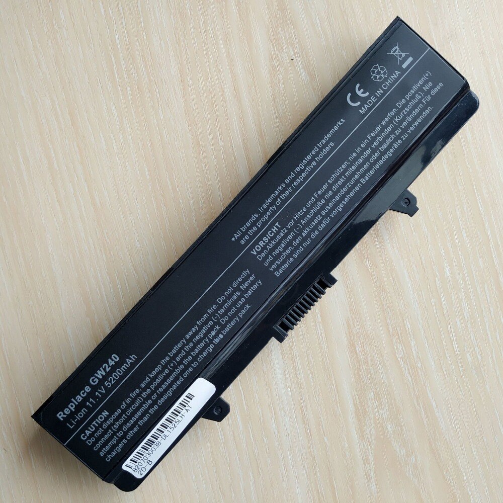 Battery For Dell Inspiron 1525 1526 1545 1546 1750 GW252 GW240 GP952 PP42L PP29L PP41L K450N D608H RU583 M911G X284g