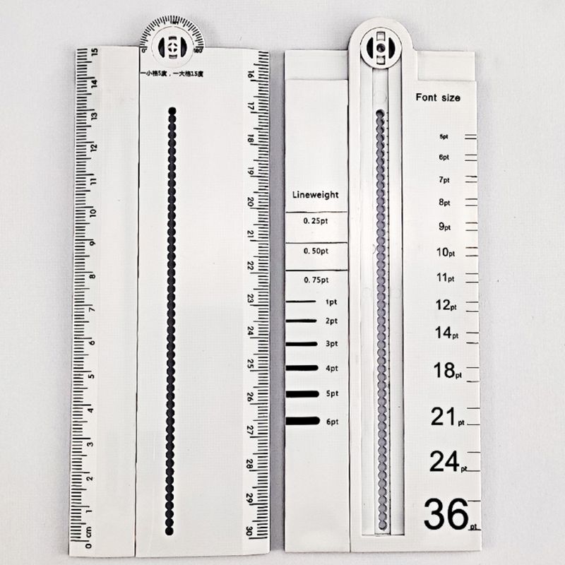1pcs Simple Style 30cm Transparent Rectangle Ruler Protractor Student Stationery Drawing Tool Supplies