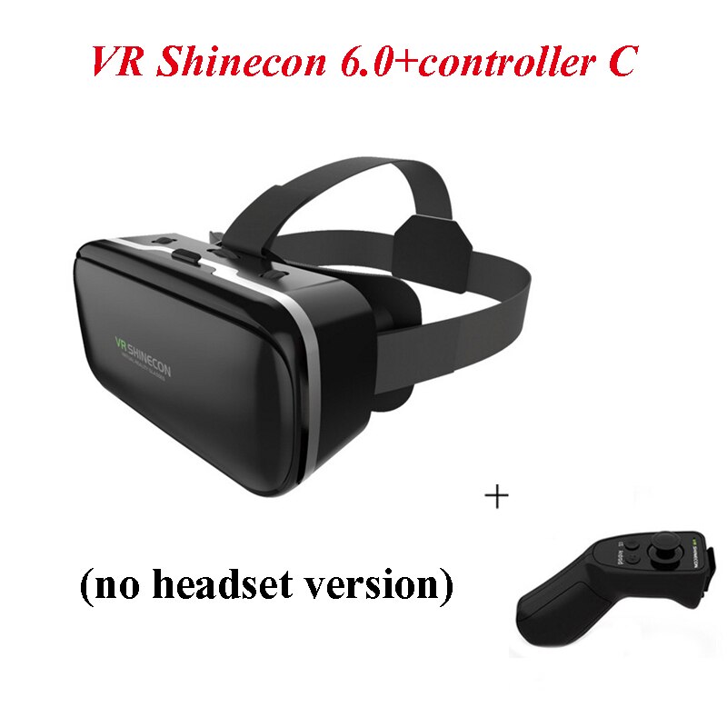 VR SHINECON 6.0 vr doos 2.0 3d vr bril virtual reality gafas bril google kartonnen Originele bobo vr headset Voor smartphone