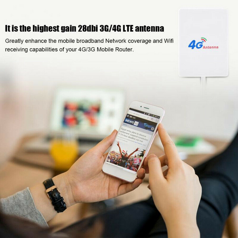 Ts9 kontakt 28 dbi förstärkning 3g 4g lte antenn extern wifi antenn signal booster för huawei 3g 4g router modem