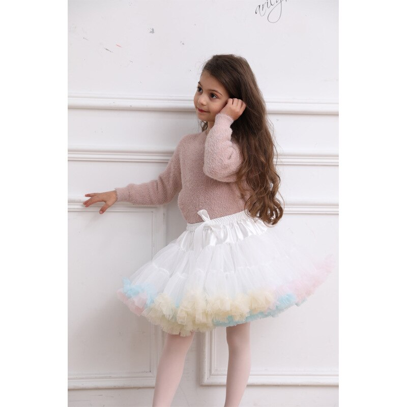 Mädchen Pailletten Rock Kurz - Glitzer Tutu Rock Für Ballett & Tanz