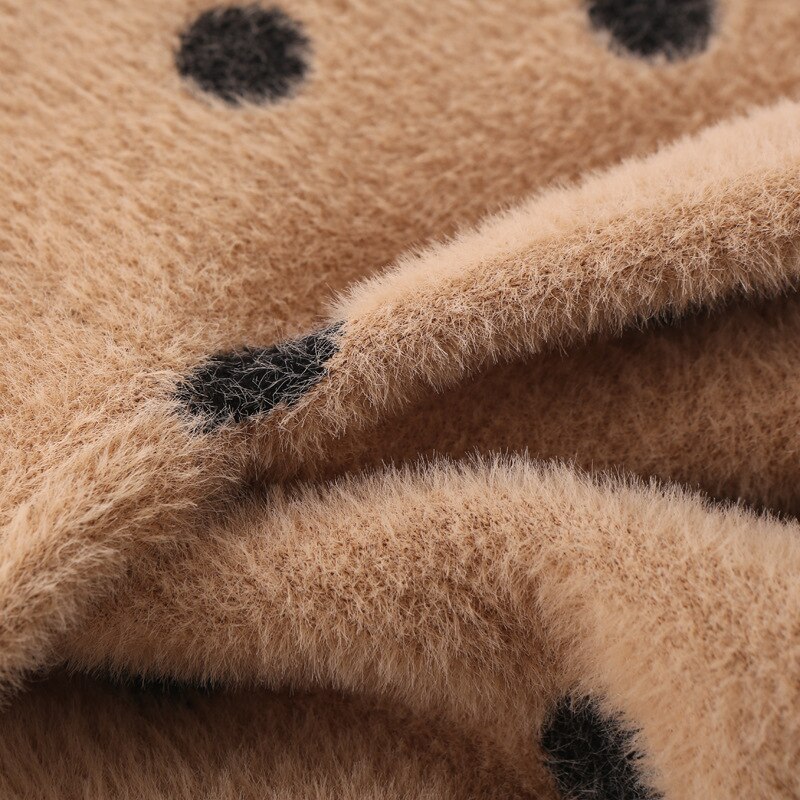 mädchen Winter zur Seite fahren Für freundlicher Punkt Strickjacke Art Herbst Blumen- zur Seite fahren Kleid Mädchen Kleidung 3 4 5 6 7 8 9 10 jahr alt