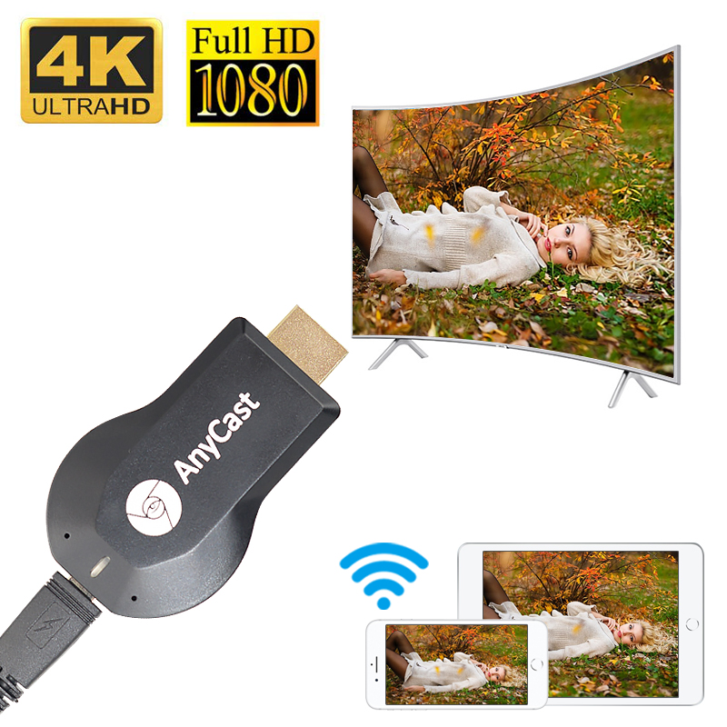 TV Stick 1080P Draadloze WiFi Beeldscherm TV Dongle Receiver voor AnyCast M4 Plus voor Airplay 1080P HDMI TV stick voor DLNA Miracast