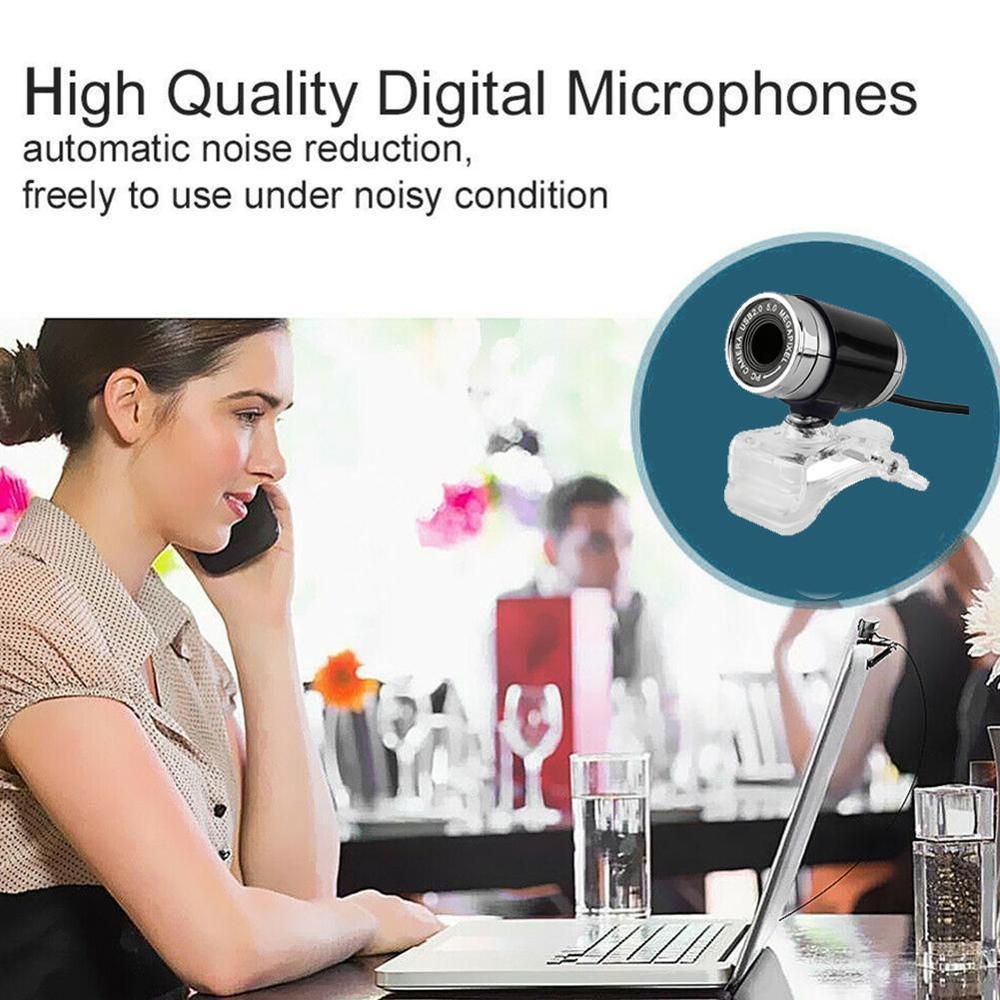 Original ANC Web Camera PC Computer Night Vision Webcam Cam USB Microphone Free Webcamera Web Driver HD Camera Without O2D5