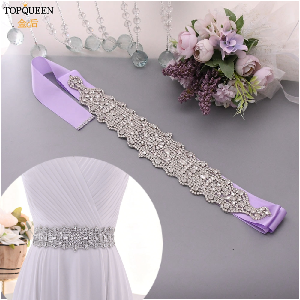 Topqueen Black Bridal Belting Indian Bruids Riem Sieraden Strass Kralen Bruids Riem Zwart Bridal Riemen Riem Met Stenen S233L