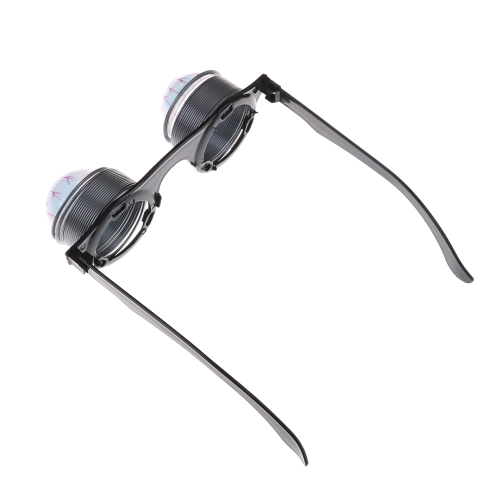 1Pcs Pop Out Eye Eyeball Prank Glasses Horror Scary Party Gags Practical Jokes Funny Toy Black and Gray