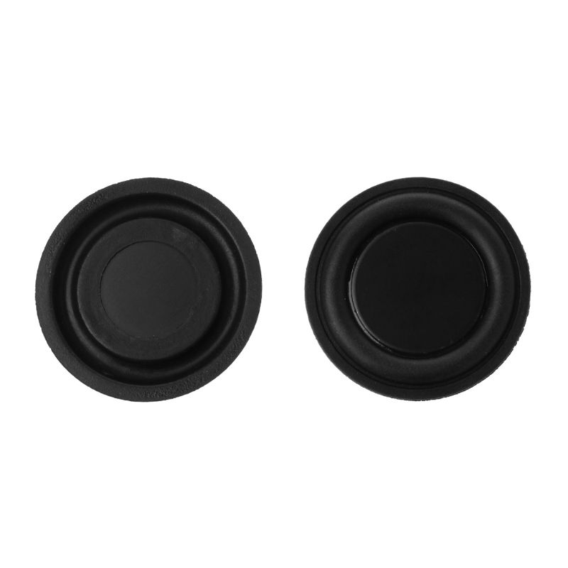 1 Pair 40mm Passive Radiator Subwoofer Speaker Vibration Membrane Bass Rubber Woofers