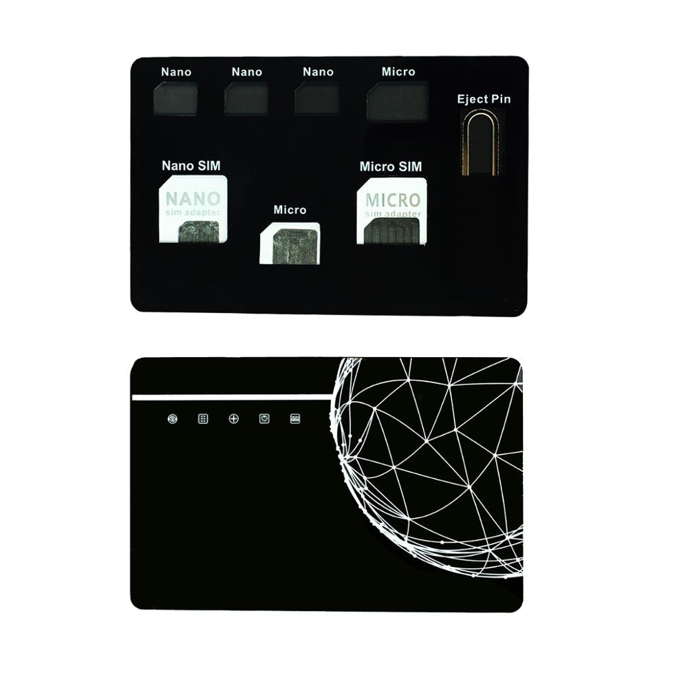 Tynd sim-kortholder og opbevaring af microsd-kortholder og lphone-pin inkluderet