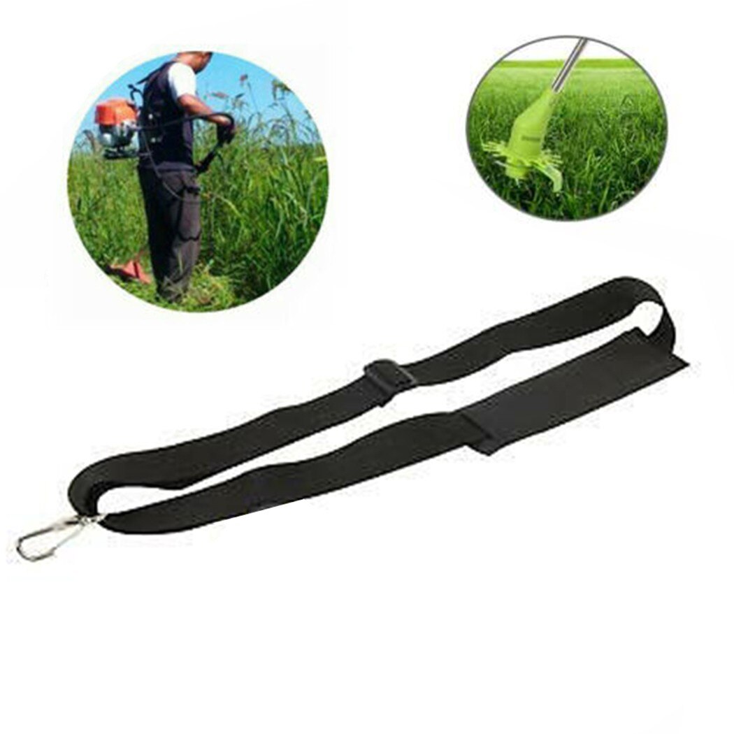 1pc Convenient Strimmer Shoulder Harness Strap For Brush Cutter Trimmer Adjustable Strap Garden With Carry Hook
