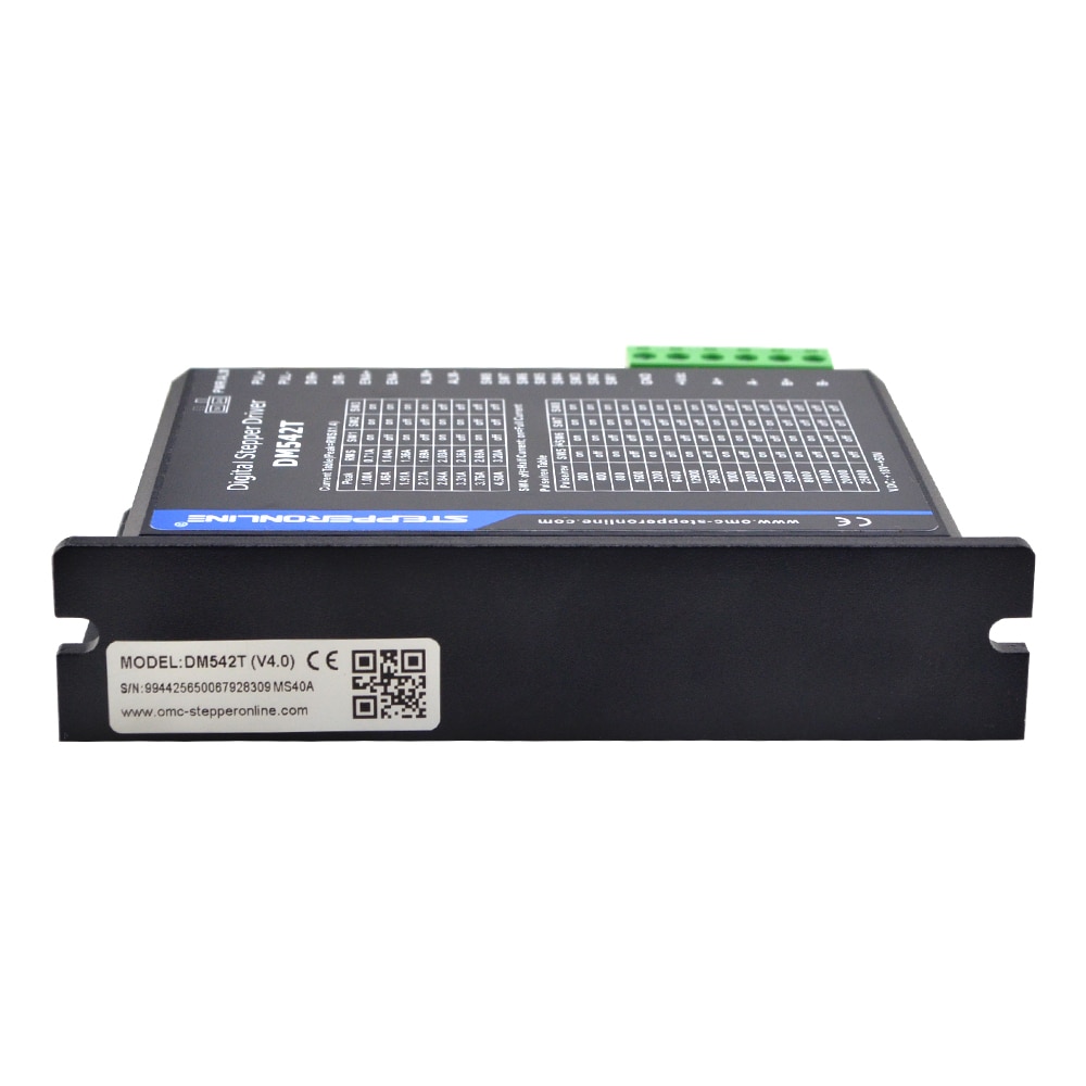 STEPPERONLINE DM542T Stepper Motor Driver 1.0-4.2A 20-50VDC 2-phase Digital Stepper Motor Controller for Nema 17/23 Stepper