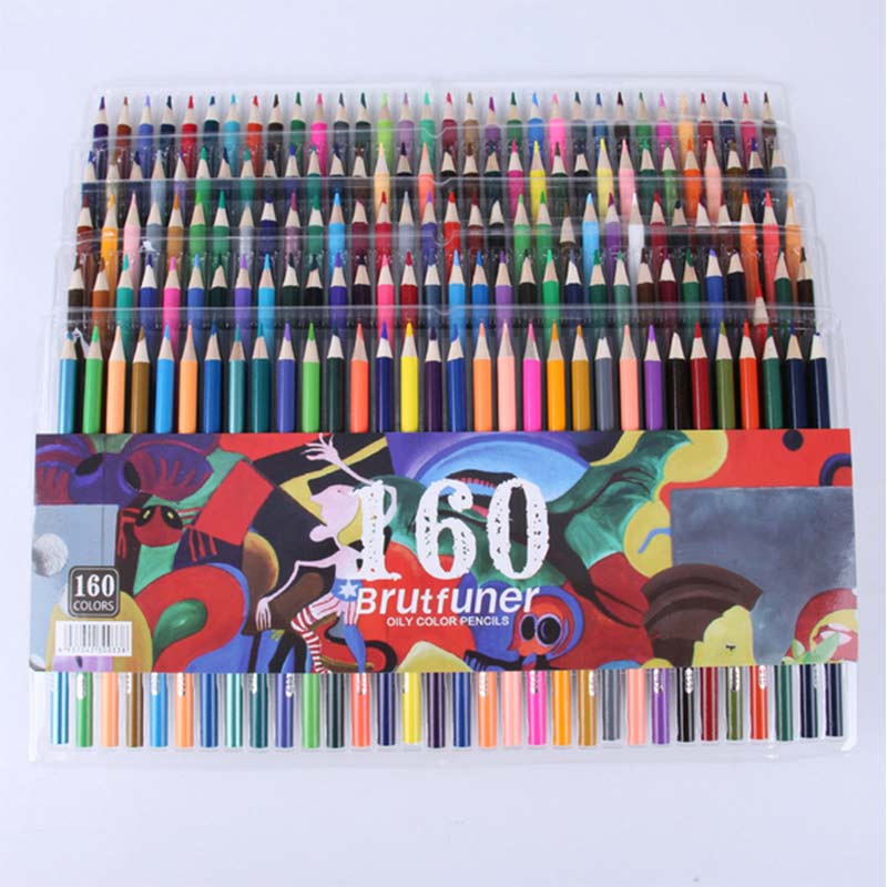160 color pencil oil painting sketch color portable pencil school art supplies