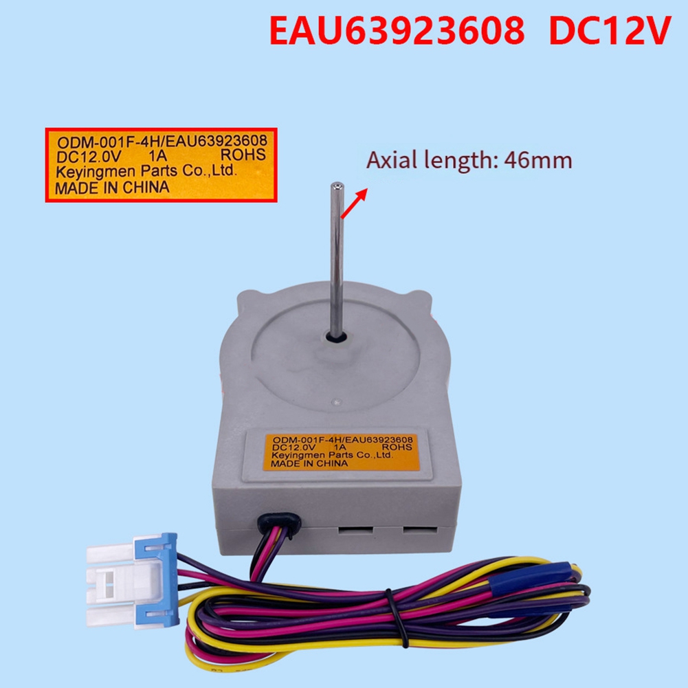 B64B-EAU63923608 Koelkast Vriezer Fan Motor Voor Koelkast Koeling Koelventilator Motor DC12V 1A