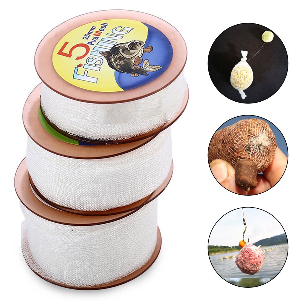 5m kalastus pva vesiliukoinen verkko vesiliukoinen verkko kapea verkko karppi kalastus syöttölaite trap syötti pussi verkot kalastustarvikkeet